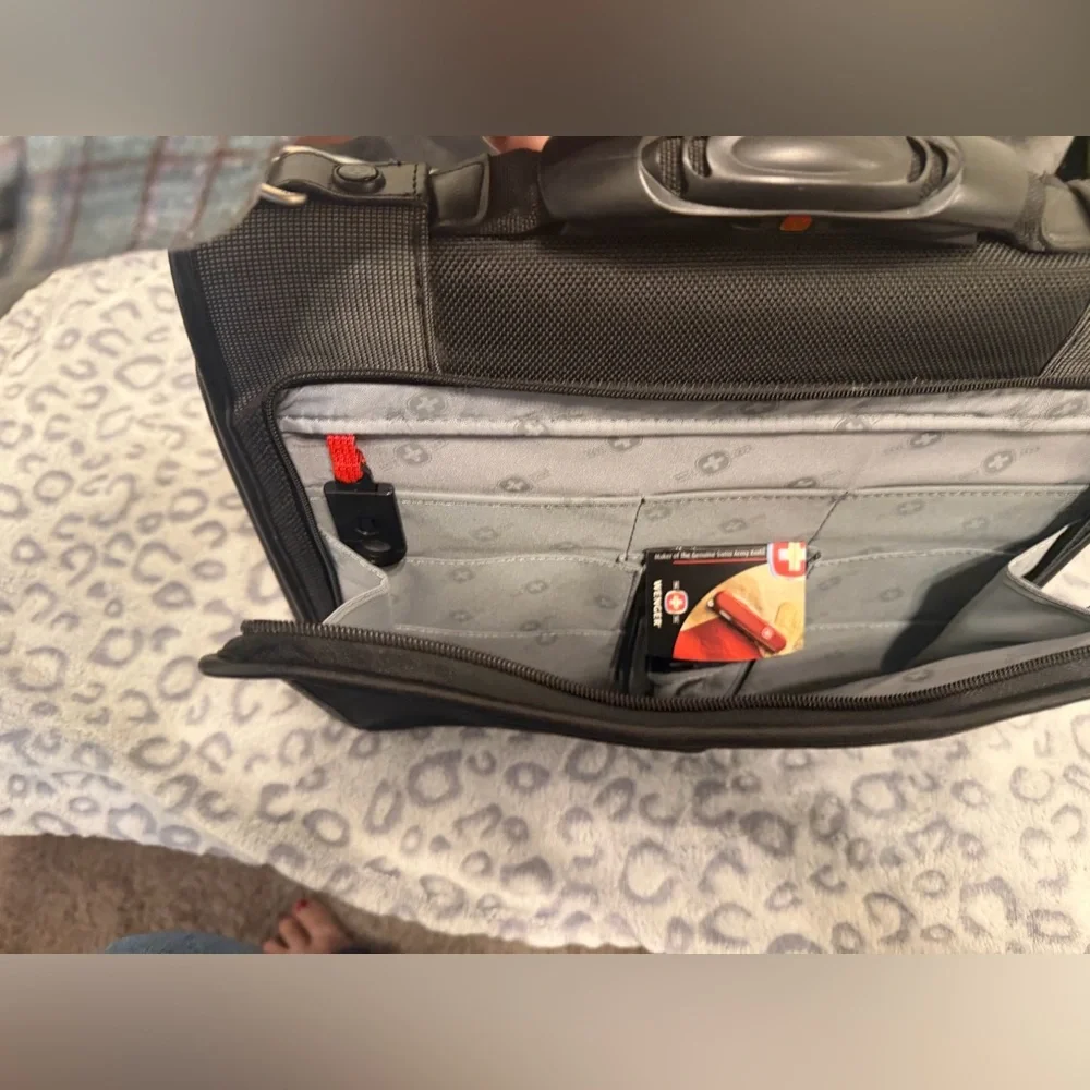 SwissGear Black and Gray Briefcase